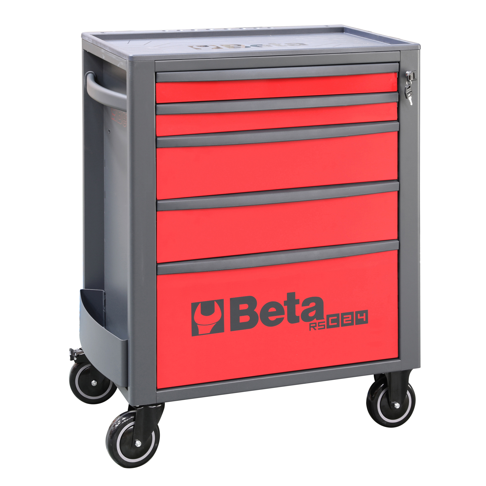 Beta, Heavy Duty 5 -Drawer Rolling Tool Cabinet, Width 29.14 in, Height 38.15 in, Color Blue, Model# RSC24/5-R